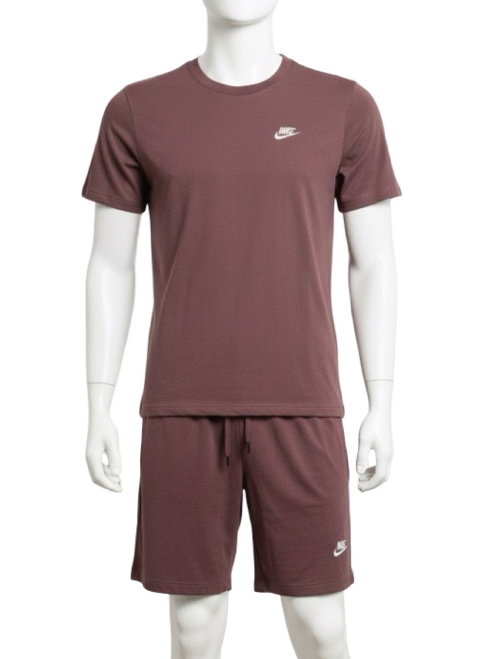 Nike Crewneck Tee in Dusty Mauve